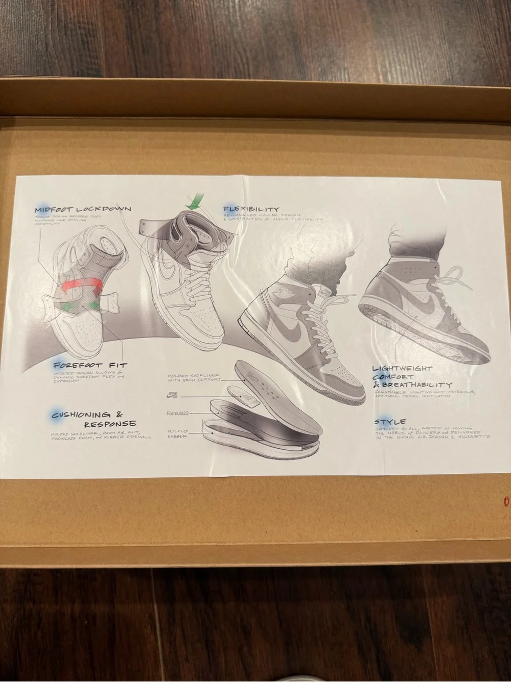 Jordan Women’s Mid Top Sneakers in Light Gray & Lavender - Picture 9 of 13